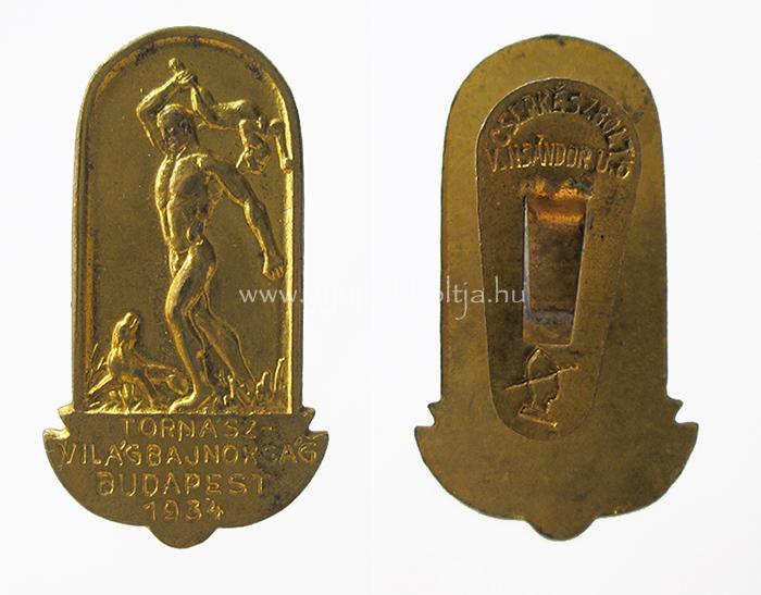 Tornsz Vilgbajnoksg Budapest 1934 jelvny - Toldi / Cserkszbolt